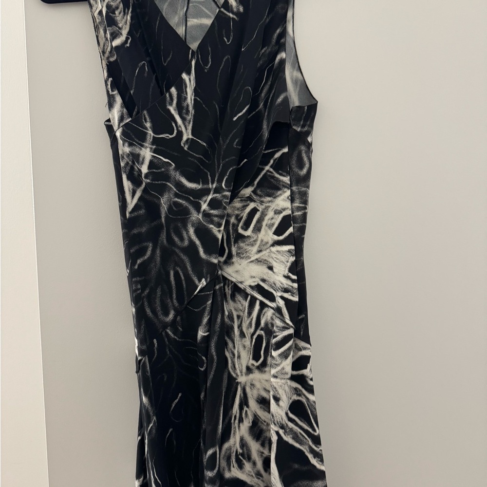 Proenza Schouler Black and White Asymmetrical Dress